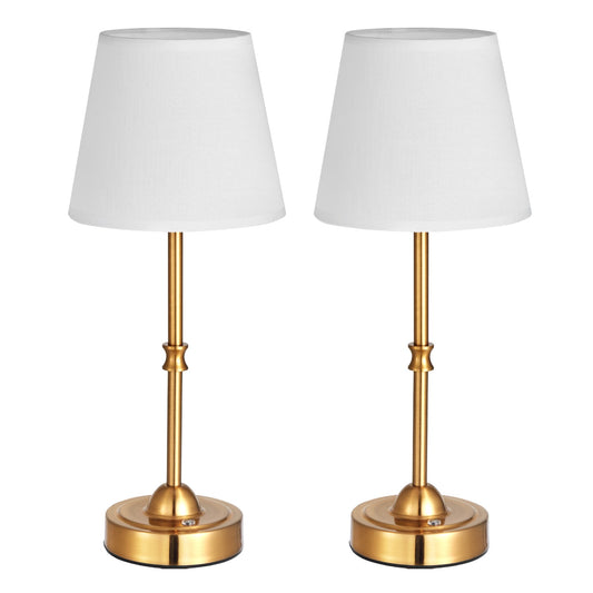 Cordless Table Lamp Set of 2 Rechargeable LED Bedside Lights