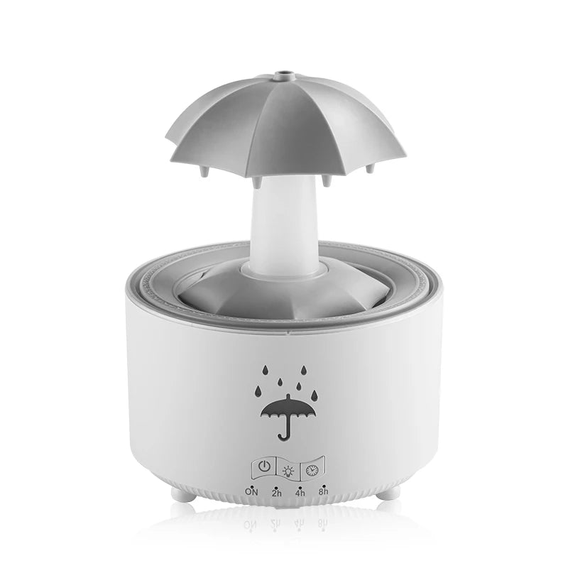 Raindrop Humidifier Ultrasonic Mist Diffuser with LED Night Light